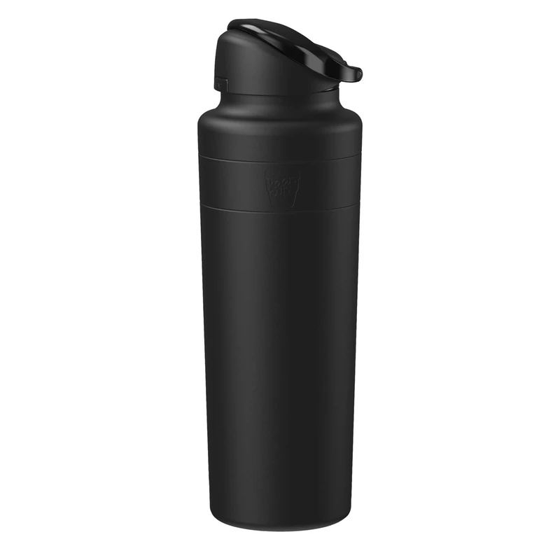KeepCup Ora Water Bottle Stainless Steel, Double Wall Vacuum Insulated with Straw & Chug Lid | Reusable, Leakproof, BPA Free 950ml / 32oz - Black