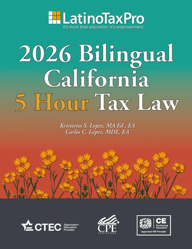 2026 Bilingual California 5 Hour Tax Law