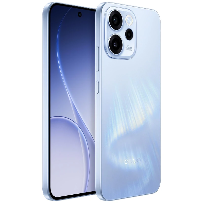 OPPO Reno15 F 5G SIM Free Smartphone, 6.57 Inch AMOLED 120Hz, 7000 mAh Battery, 80W SUPERVOOC, 256 GB, 8 GB RAM, 50MP OIS Camera, IP69 Waterproof, Blue