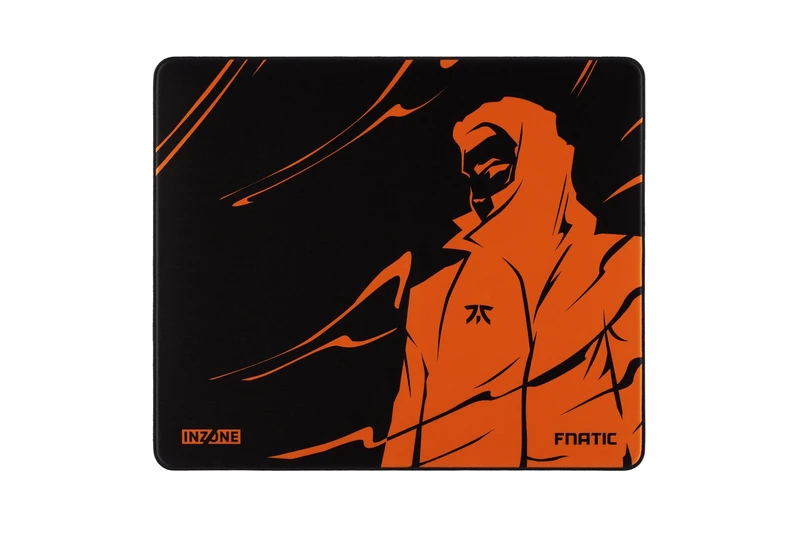 Sony INZONE Mat-F Gaming Mouse Pad Fnatic Edition – Precision Glide Surface for FPS, Large 480x400mm, Anti-Slip SlimFlex Base, 6mm Comfort Foam, Stitched Edges, PC Gaming – Orange