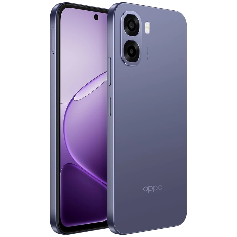 OPPO A6x 5G Smartphone 4+128GB, 6.75" 120Hz, 6100mAh D6300 IP64, Black Purple