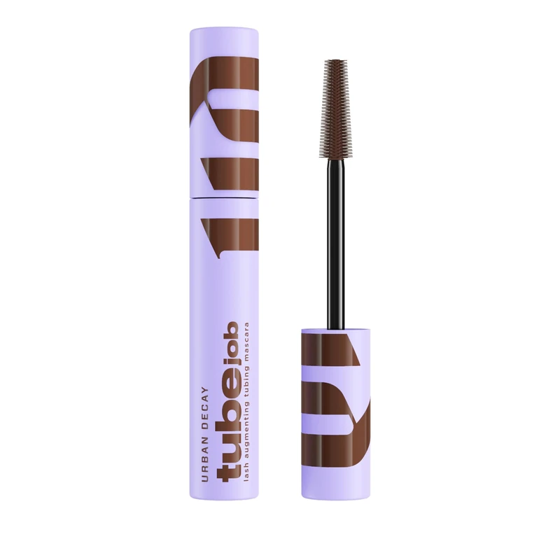 Urban Decay Tube Job Tubing Mascara Brunette Brown & Space Rider Moondust Quad, Lash Length & Lift with Dazzling Shimmer Eyeshadows