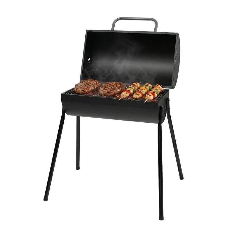Amig - Charcoal Barbecue - 83 x 58 x 84 cm - Black - Made of Steel - for garden and patio use with family and gatherings, easy assembly, convenient cleaning, and consistent quality. Mod. KALDERA - Image 1