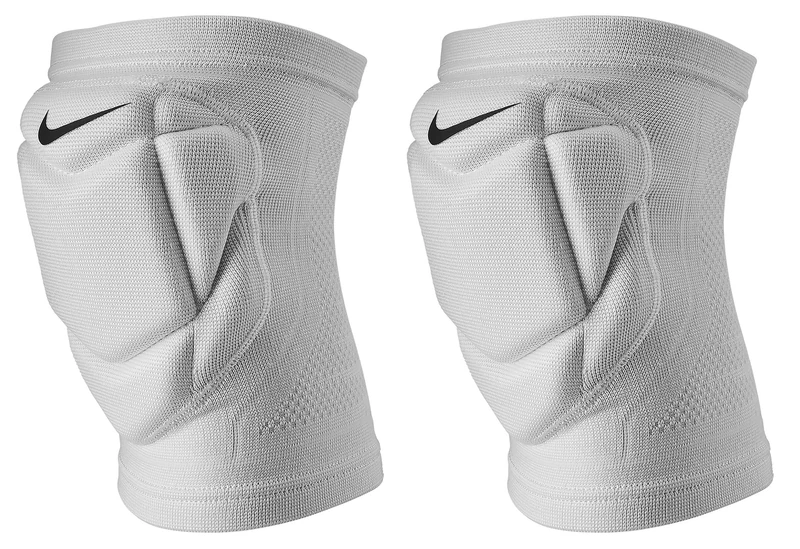 Nike Vapor Elite Volleyball Knee Pads Volleyball Knee Protectors Knee Pads Protection Training, White/Black, XL/XXL