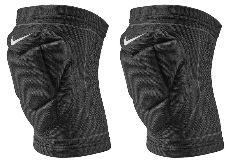 Nike Vapor Elite Volleyball Knee Pads Volleyball Knee Protectors Knee Pads Protection Training, Black/White, M/L - Image 1