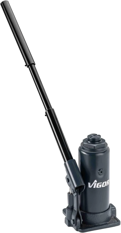 Vigor Bottle Jack V6029-6.0 6 Ton Hydraulic Trolley Jack with Sturdy Base Plate for Cars SUV Vans and Light Commercial Vehicles 4.3 kg