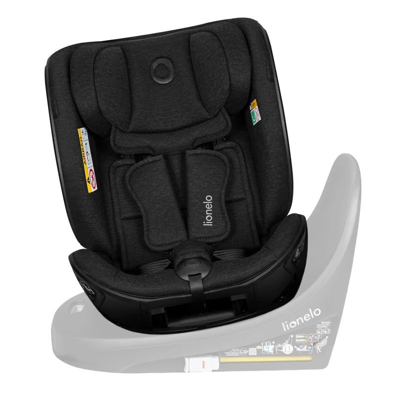 Lionelo Moxie Next i-Size Baby Car Seat For Children Approx 0-4 Years 40-105 Cm 0-18 Kg SIP Side Protection, Headrest & Recline Adjustment, Installation Forward & Rear Facing Only with Moxie Next Base