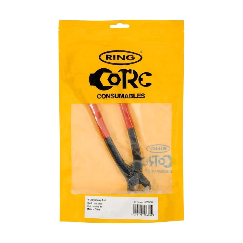 RING Crimping Tool, Front Closing Type (1 Pc) Precise Crimping Secure And Leak-Proof Connection, Simple Operation For Efficient Crimping, Supplied in a Re-Sealable Pack