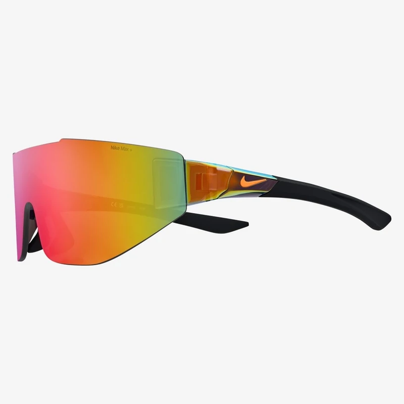 Nike Athena Edge IB3517X Sports Sunglasses Running Training Outdoor Performance Sunglasses, Black/Orange Mirror, One Size - Image 1