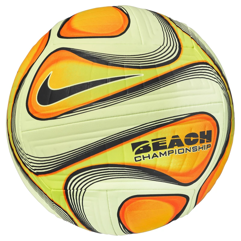 Nike Beach Championship Volleyball Beach Volleyball Outdoor Game Ball, Barely Volt/Barely Volt/Black, 5 - Image 1