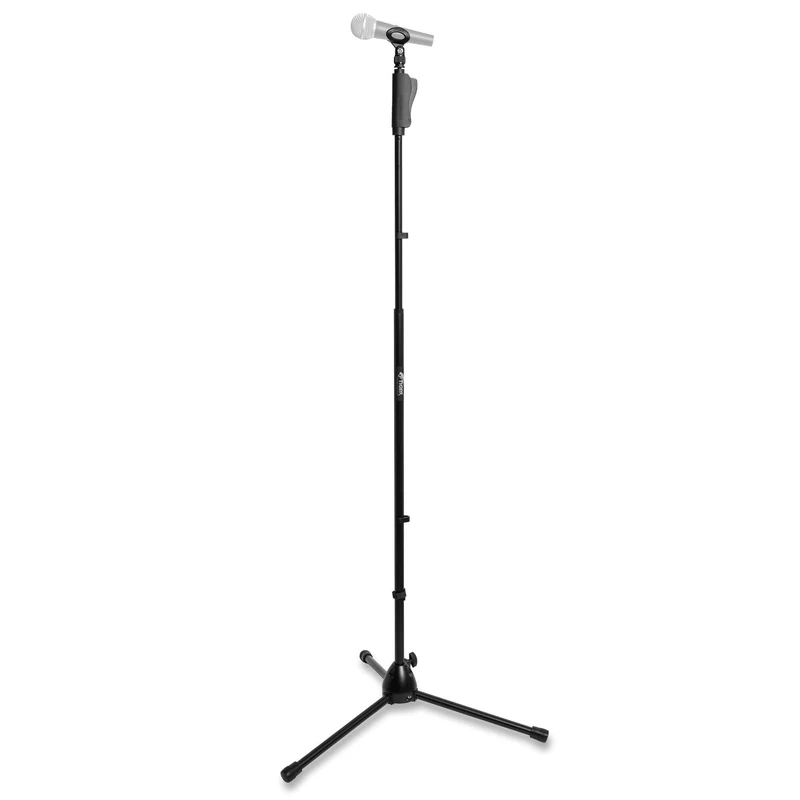 Tiger MCA23-BK Professional Microphone Stand with Tripod Base