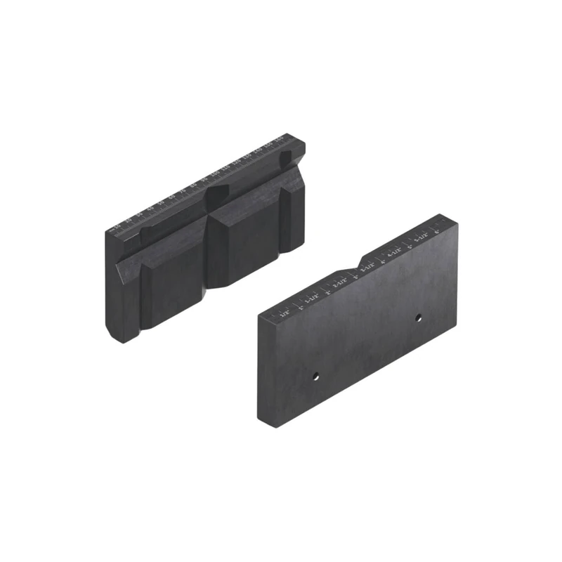 FEIN Pair of 80 mm FEIN VersaMAG L Raised Jaws Interchangeable 80 mm High for Safe Tightening of Large Flat Materials and Round Materials up to Diameter 115 mm - Image 1