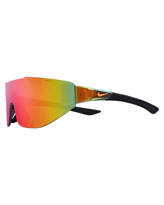 Nike Athena Edge IW5867X Sports Sunglasses Running Training Outdoor Performance Sunglasses, Black/Orange Mirror, One Size - Image 1