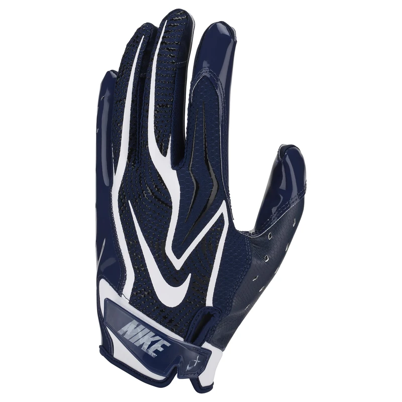 Nike Vapor Jet 9.0 Football Gloves – Premium American Football Receiver Gloves – Lightweight Grip & Performance Fit, College Navy/College Navy/White, XXL