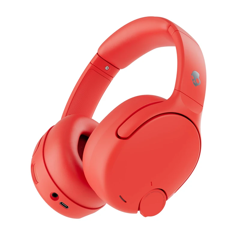 Skullcandy Crusher 720 Wireless Over-Ear Bluetooth Headphones with Multi-Sensory Bass, THX Spatial Audio, Personalized Sound, Up to 65 Hours Battery, Microphone for iPhone Android - Plasma