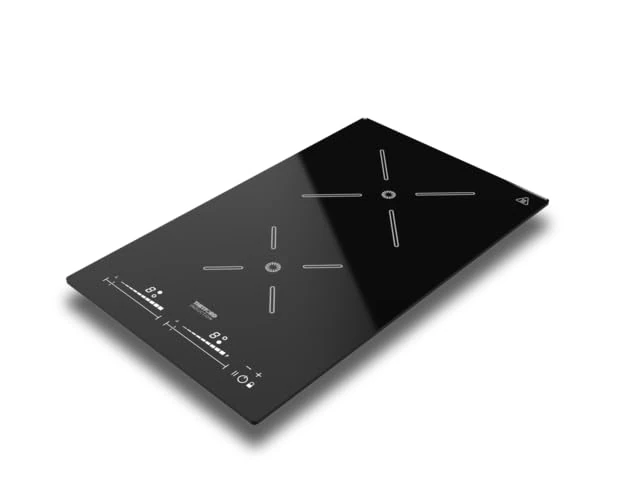 THETFORD Topline 902 Induction Hob, Black, 2 Hobs, Power, Schott Ceran Glass, 50 x 30.5 x 5.3 cm - Image 1