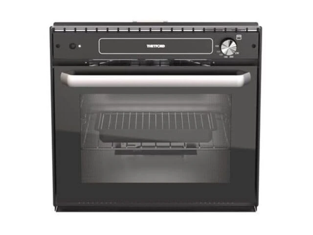 THETFORD Duplex XS Gas Oven Grill Combination, Stainless Steel, Black, 19L, 41 x 45.5 x 42.2 cm, 12 kg