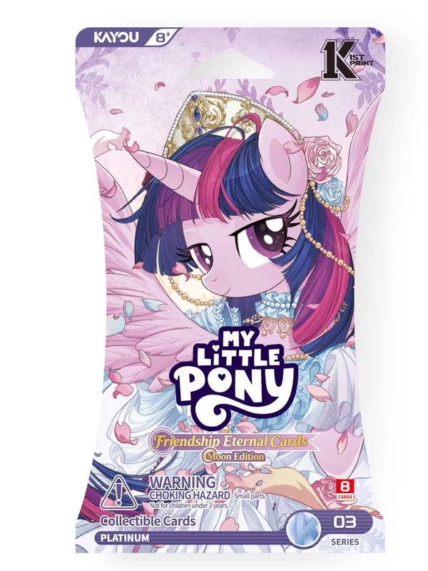 Kayou Limited | My Little Pony: Friendship Eternal Collectible Cards - Moon Edition 3-A | Trading Cards | Ages 8+