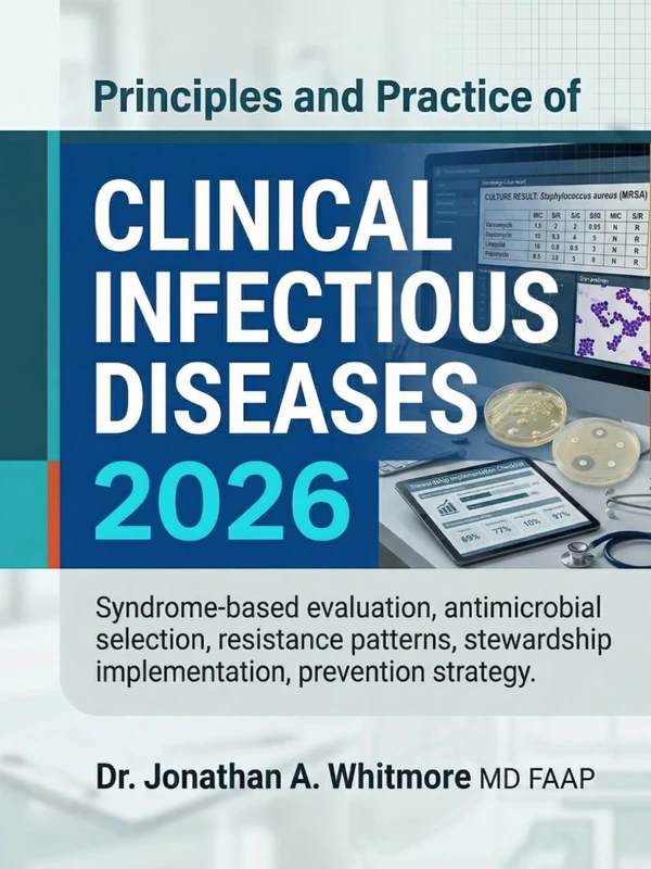 Principles and Practice of Clinical Infectious Diseases 2026: Syndrome-based evaluation, antimicrobial selection, resistance patterns, stewardship implementation, prevention strategy