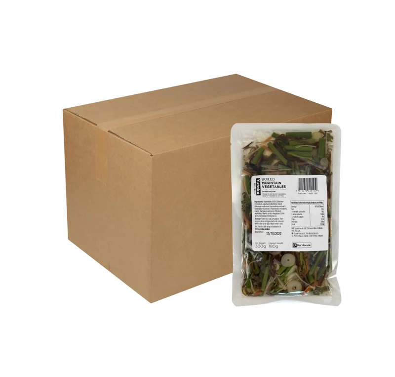 Yutaka Mizuni Sansai - Boiled Mountain Vegetables 300g (Pack of 40) - Image 1