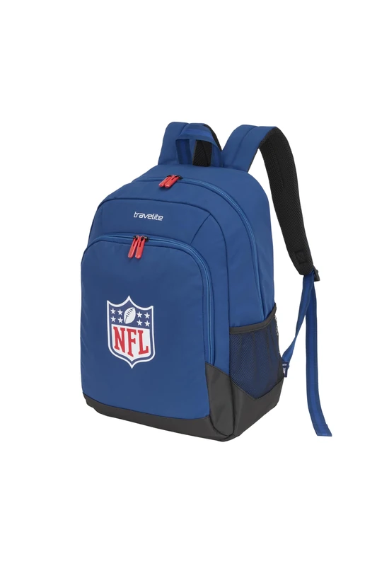 Travelite NFL College Backpack, School Backpack Made of Durable Nylon with Laptop Compartment 15.6 Inches, Snap On Function and Padded Backpack, Ideal for School/Work, 31 x 43 x 20 cm