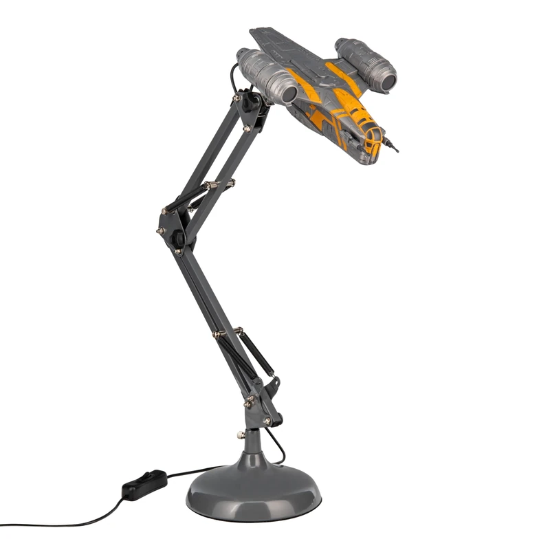 Paladone Star Wars Razor Crest Posable Desk Light – Adjustable LED Spaceship Lamp – USB Powered Mandalorian Desk Light