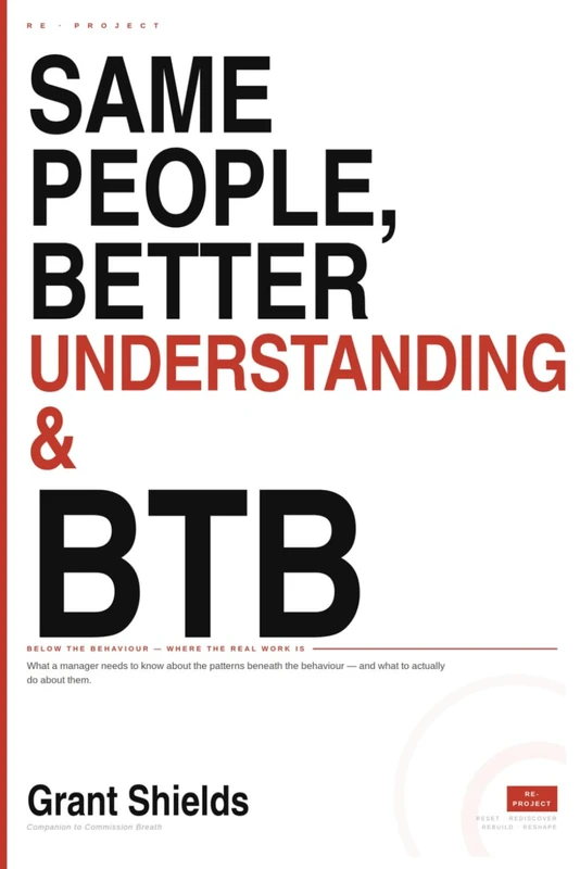 Same People, Better Understanding & BTB: What’s Really Behind the Behaviour and What a Manager Can Actually Do About It