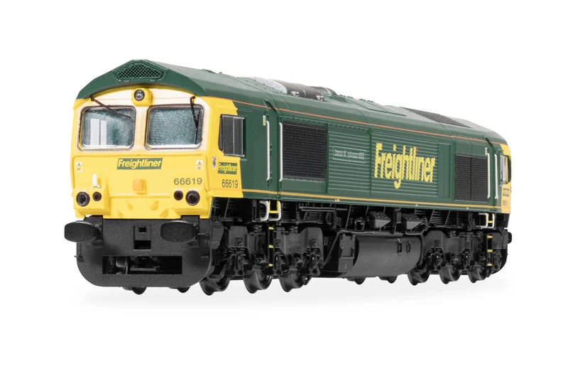 Hornby TT TT3031M Freightliner Class 66 Derek W Johnson MBE 66619 Railway Locos