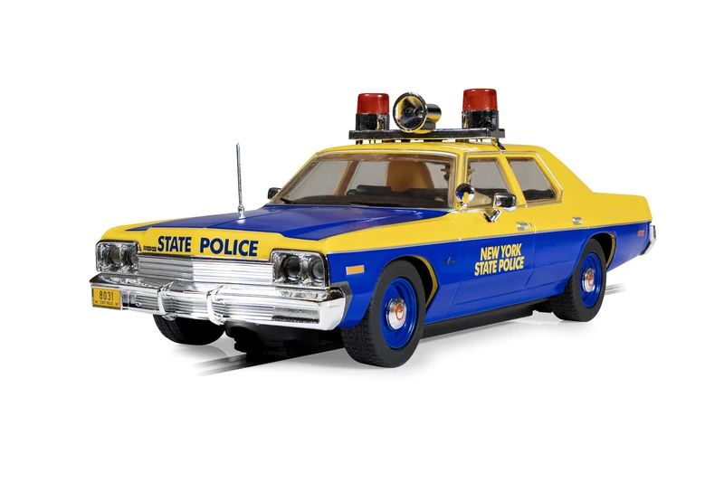 Scalextric C4636 Dodge Monaco NY State Police Slot Cars racing circuit - Image 1
