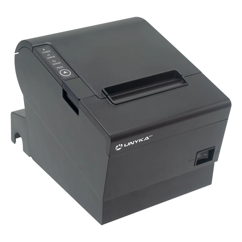 Unykach POS6 Bluetooth Thermal Ticket Printer with Auto Cut, USB Connections, RJ12, RJ11, Compatible with Windows, Mac, Linux, Android, JPOS, OPOS, ChromeOS (NOT Compatible iPad)
