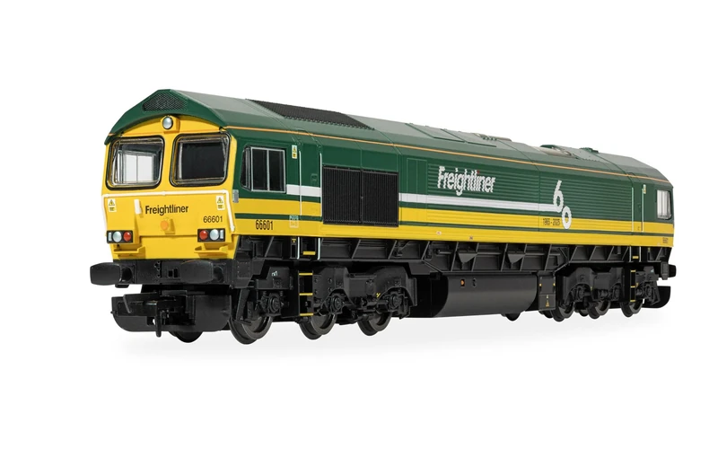 Hornby R30531TXS RailRoad Freightliner Class 66 Freightliner 60 66601 - DCC Sound Fitted Railway Locos