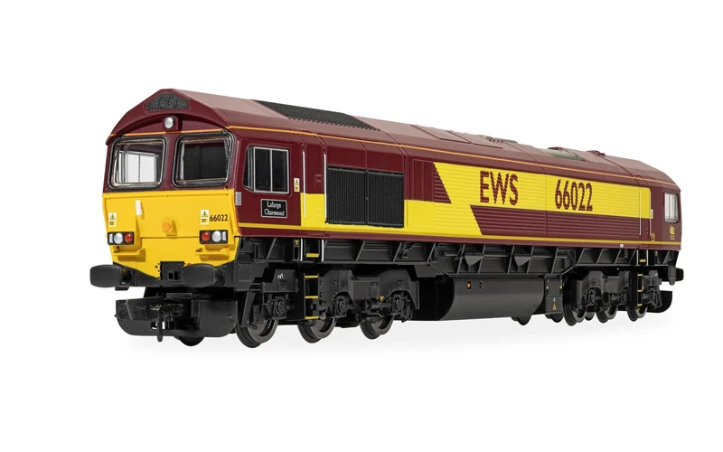 Hornby R30532TXS RailRoad EWS Class 66 Lafarge Charnwood 66022 - Sound Fitted Railway Locos