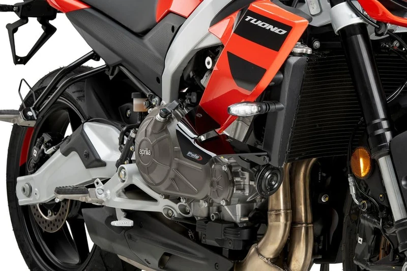 Puig 22692N D12 Winglets with double-wing CN acrylic system for maximum downforce and aerodynamic stability, Black