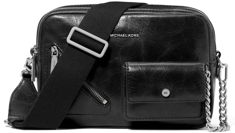 Michael Kors Bryant Medium Pebbled Leather Crossbody Bag - Image 1