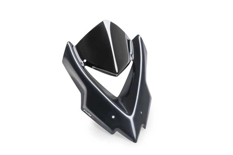 Puig 22776N Naked New Generation Sport sporty and aerodynamic in 3 mm acrylic with raised design improving protection while maintaining wide visibility, Black - Image 1
