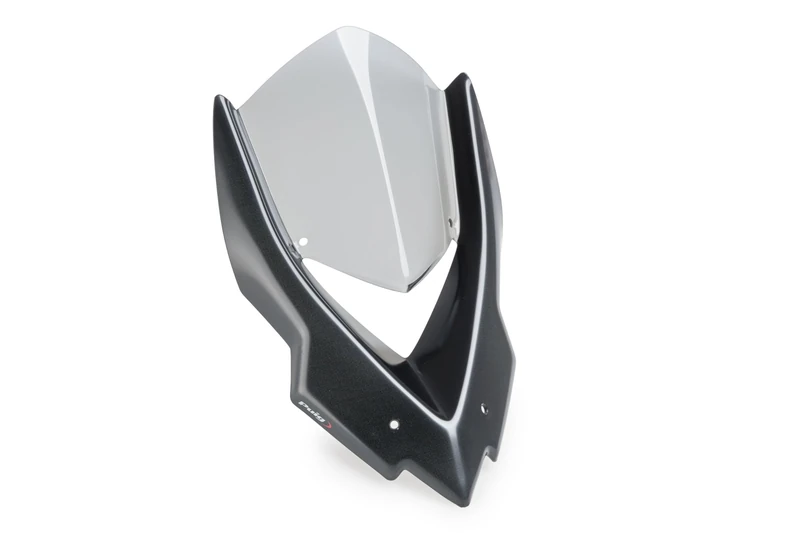 Puig 22777H Naked New Generation Touring touring and aerodynamic in 3 mm acrylic with central air intake improving protection and reducing turbulence, Smoke