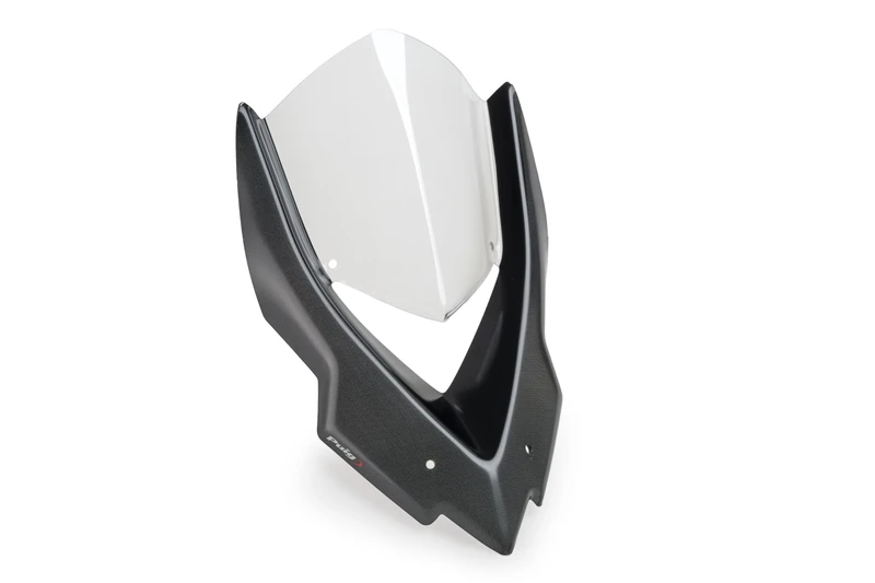 Puig 22777W Naked New Generation Touring touring and aerodynamic in 3 mm acrylic with central air intake improving protection and reducing turbulence, Clear