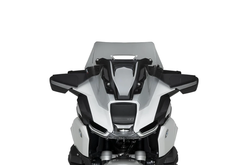 Puig 22659H Sport Screen compact and aerodynamic in high-impact acrylic with rounded profile and sporty design improving protection and visibility, Smoke - Image 1