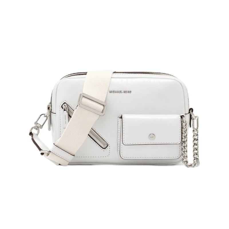 Michael Kors Bryant Medium Pebbled Leather Crossbody Bag - Image 1