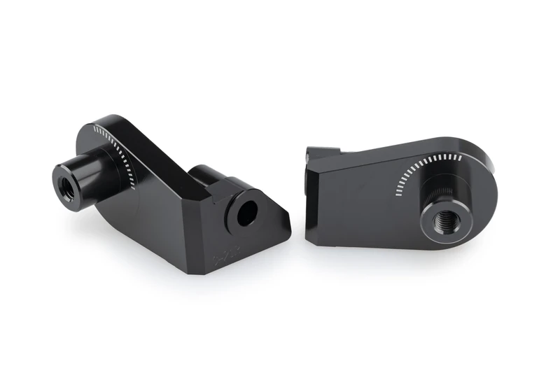 Puig 22184N Footpegs CNC machined aluminium, Black