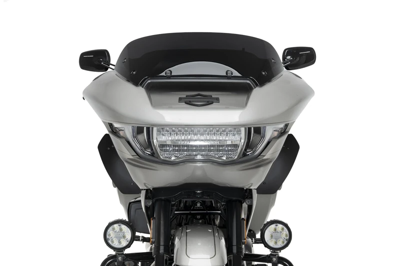 Puig 22671J Lower Deflectors improving comfort by redirecting airflow in the rider’s lower area, Matte Black