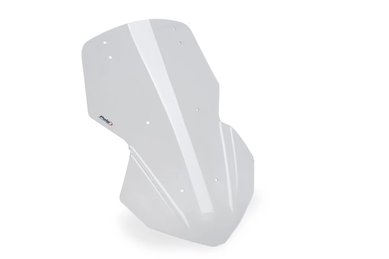 Puig 22765W Touring Screen tall and aerodynamic in 4 mm CN acrylic with rounded profile, flat upper section and deflectors improving protection, Clear