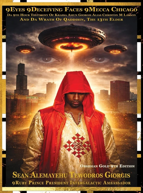 9Eyes 9Deceiving Faces 9Mecca Chicago Da 9th Hour Testimony Of Krassa Amun Giorgis Alias Christon M Larson And The Wrath Of Qaddisin The Mysterious ... Narrative Featuring 170 Cinematic Frames - Image 1