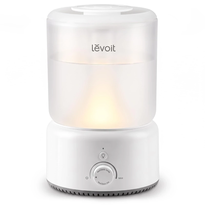 Levoit Humidifier for Bedroom, 23dB, Detachable Sink, Dishwasher-Safe