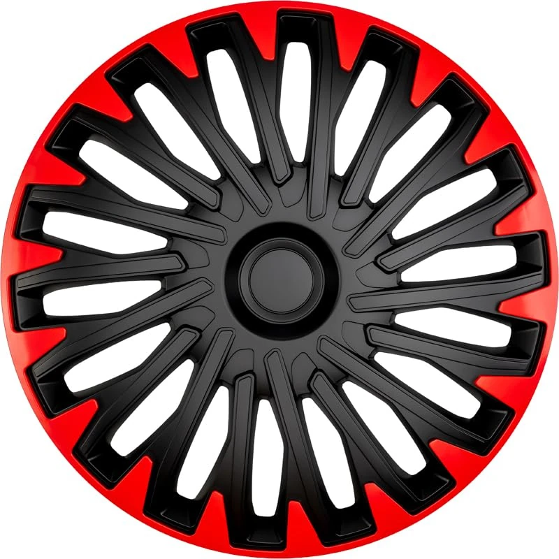 AutoStyle Set of 4 wheel covers Soho R 16-inch black/red