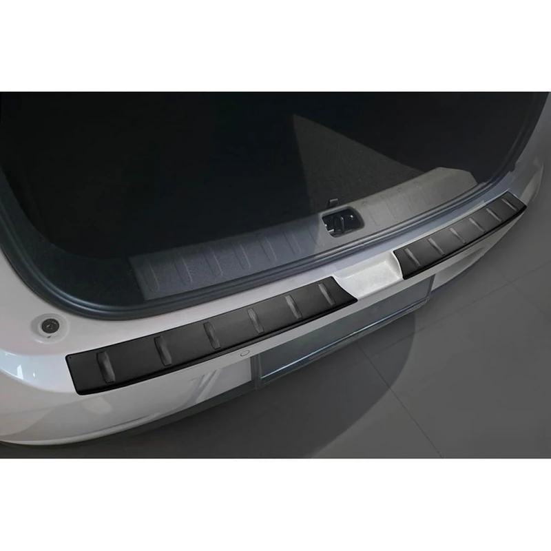 Avisa Stainless Steel Rear Bumper Protector compatible with Leapmotor C10 2024- - Matt Black - 2-pieces - Image 1