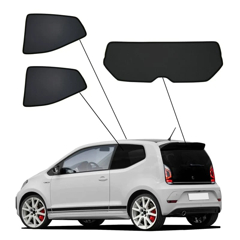 SunClip Privacy & Sun protection compatible with Volkswagen Up! 3-doors 2011-2023 - Image 1