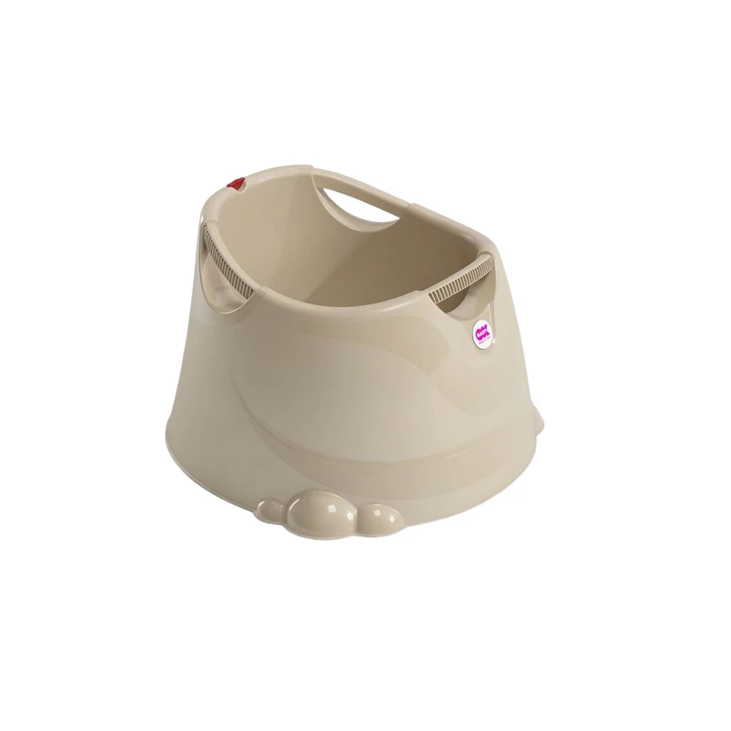 OKBABY Oplà Spacious & Versatile Baby Bath for Comfortable Bath Time, 12-36 Months, Beige - Image 1
