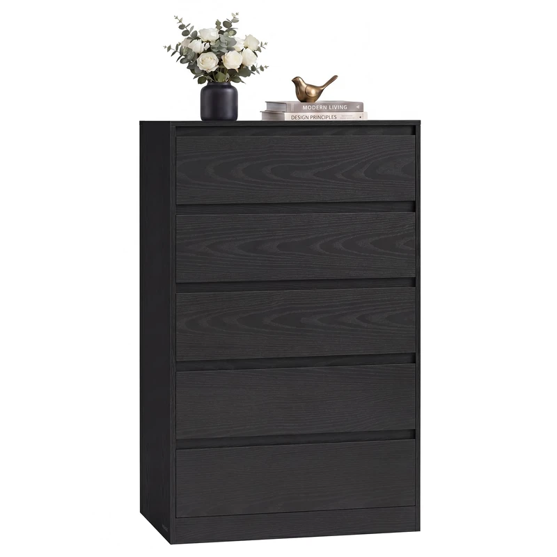 VASAGLE Chest of Drawers for Bedroom, 5 Drawers, 60.2 x 40.4 x 97.4 cm