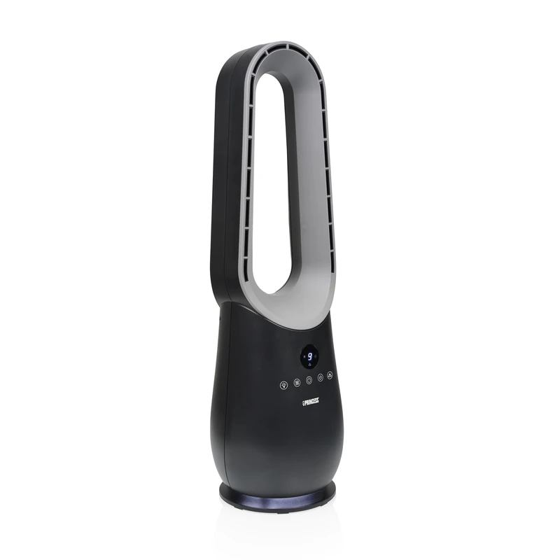 Princess Bladeless Fan – 70 W – Ambient Light – Low Energy Consumption – 75° Oscillation – 4 Speeds – 351590